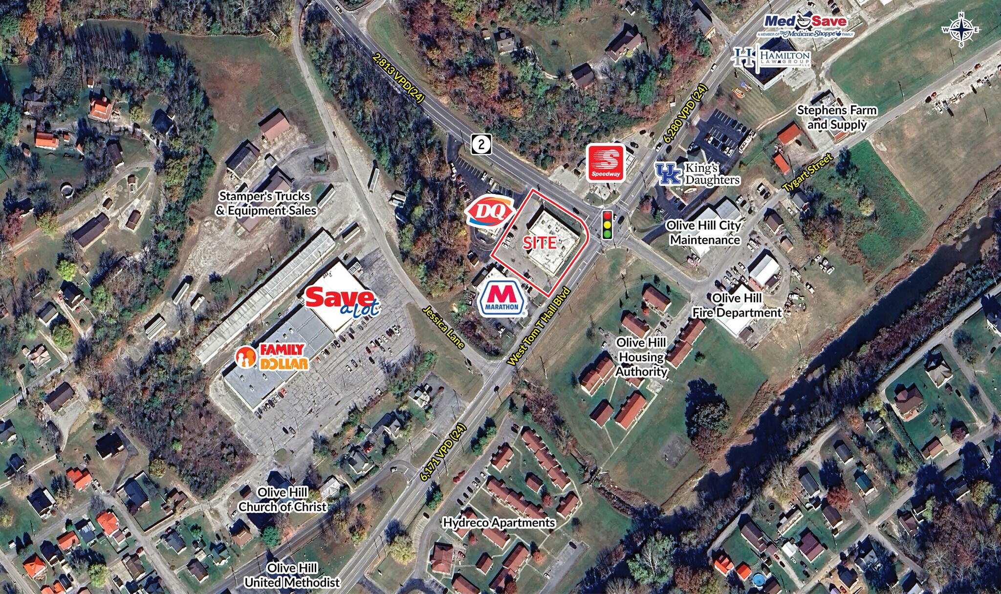 410 W Tom T. Hall Blvd, Olive Hill, KY à vendre Photo principale- Image 1 de 4