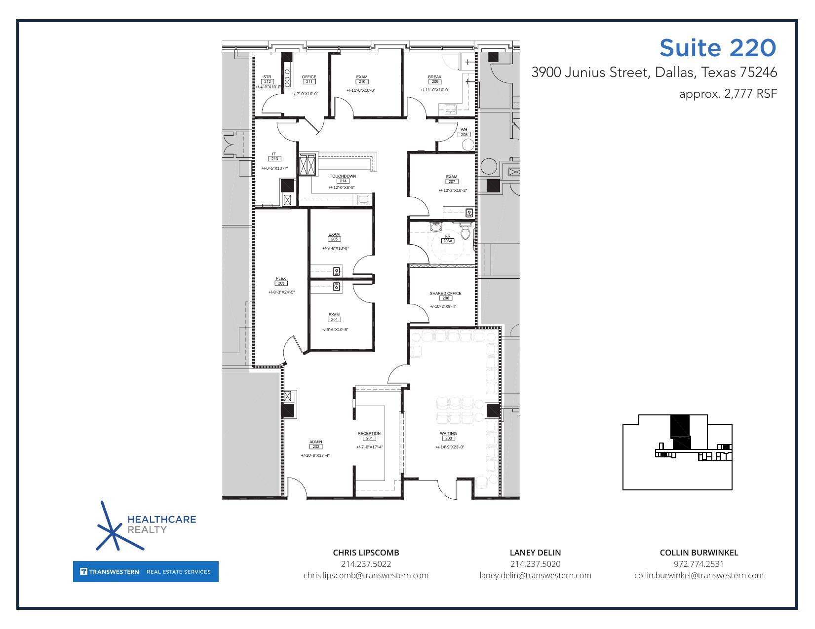 3900 Junius St, Dallas, TX for lease Floor Plan- Image 1 of 1