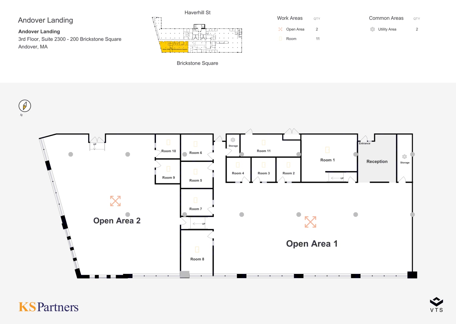 100 Brickstone Sq, Andover, MA à louer Plan d’étage- Image 1 de 1