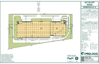821 Bluff Rd, Romeoville, IL for lease Site Plan- Image 2 of 2