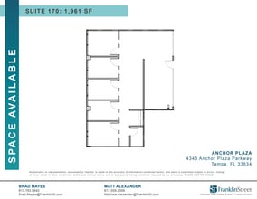 4343 Anchor Plaza Pky, Tampa, FL à louer Plan d’étage- Image 1 de 1