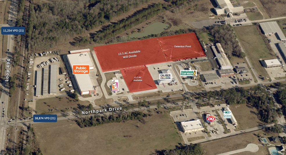 NEC Northpark Drive & Tx 494 Loop, Kingwood, TX for sale - Building Photo - Image 2 of 9