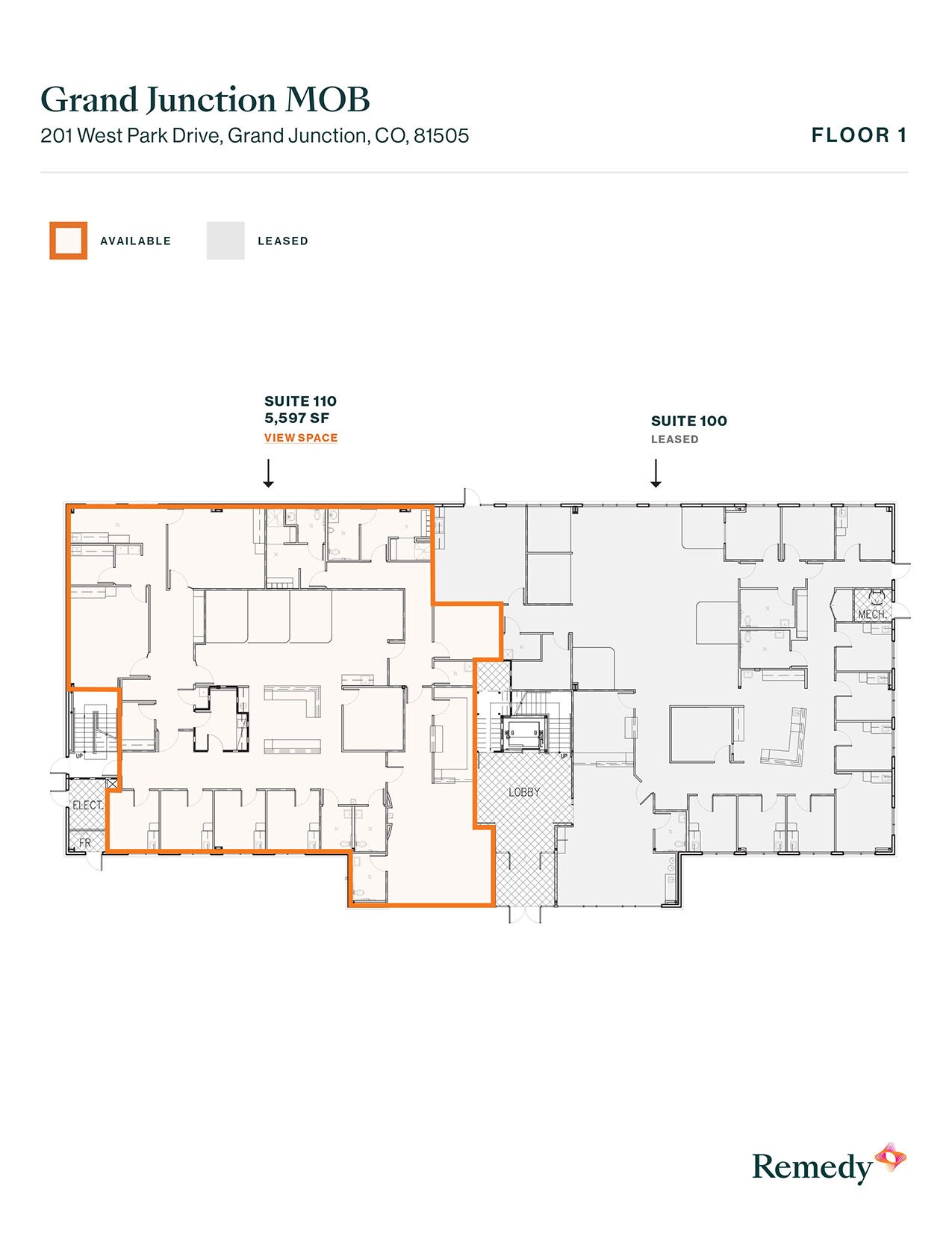 201 W Park Dr, Grand Junction, CO for lease Floor Plan- Image 1 of 1