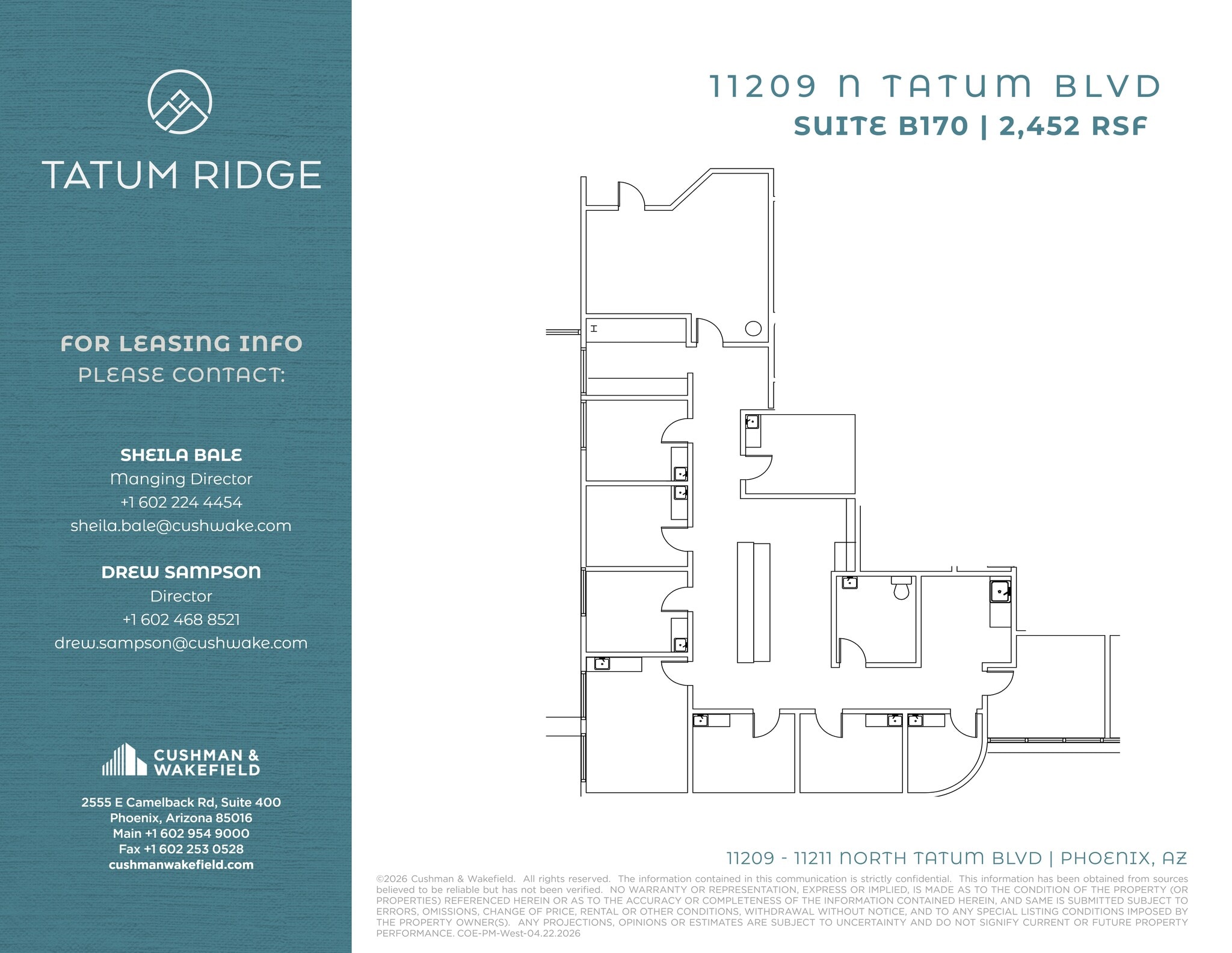 11209 N Tatum Blvd, Phoenix, AZ for lease Site Plan- Image 1 of 1