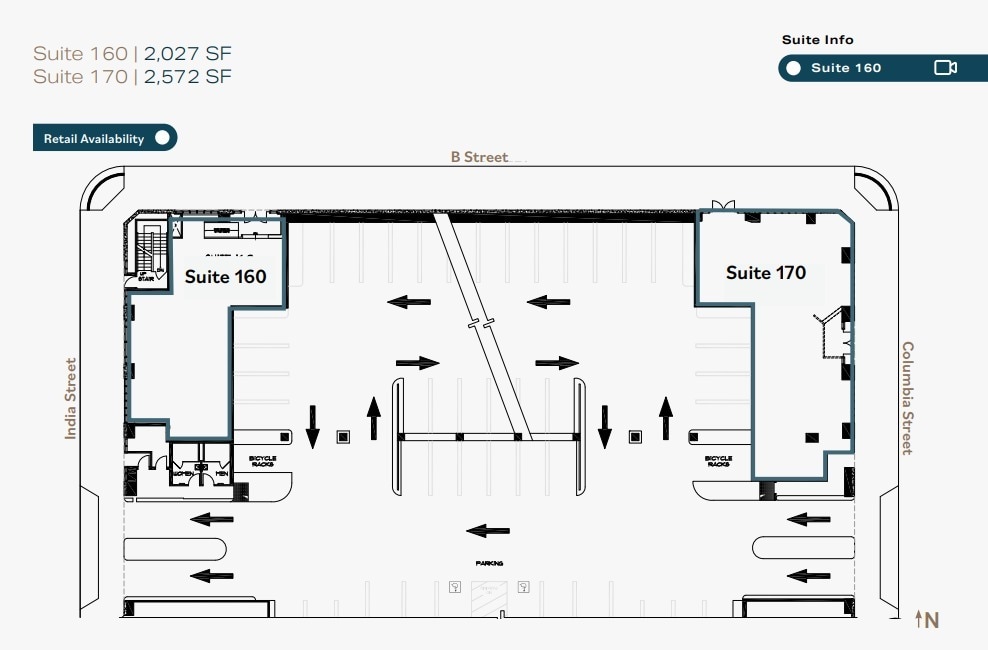 550 W C St, San Diego, CA for lease Floor Plan- Image 1 of 1