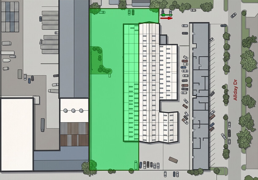 5890 Allday Dr, Houston, TX à louer - Plan de site - Image 2 de 7