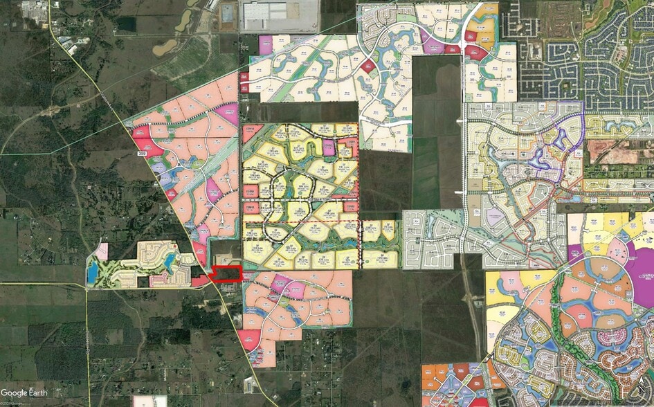 FM 359/Jordan Rd, Fulshear, TX à vendre - Aérien - Image 2 de 3