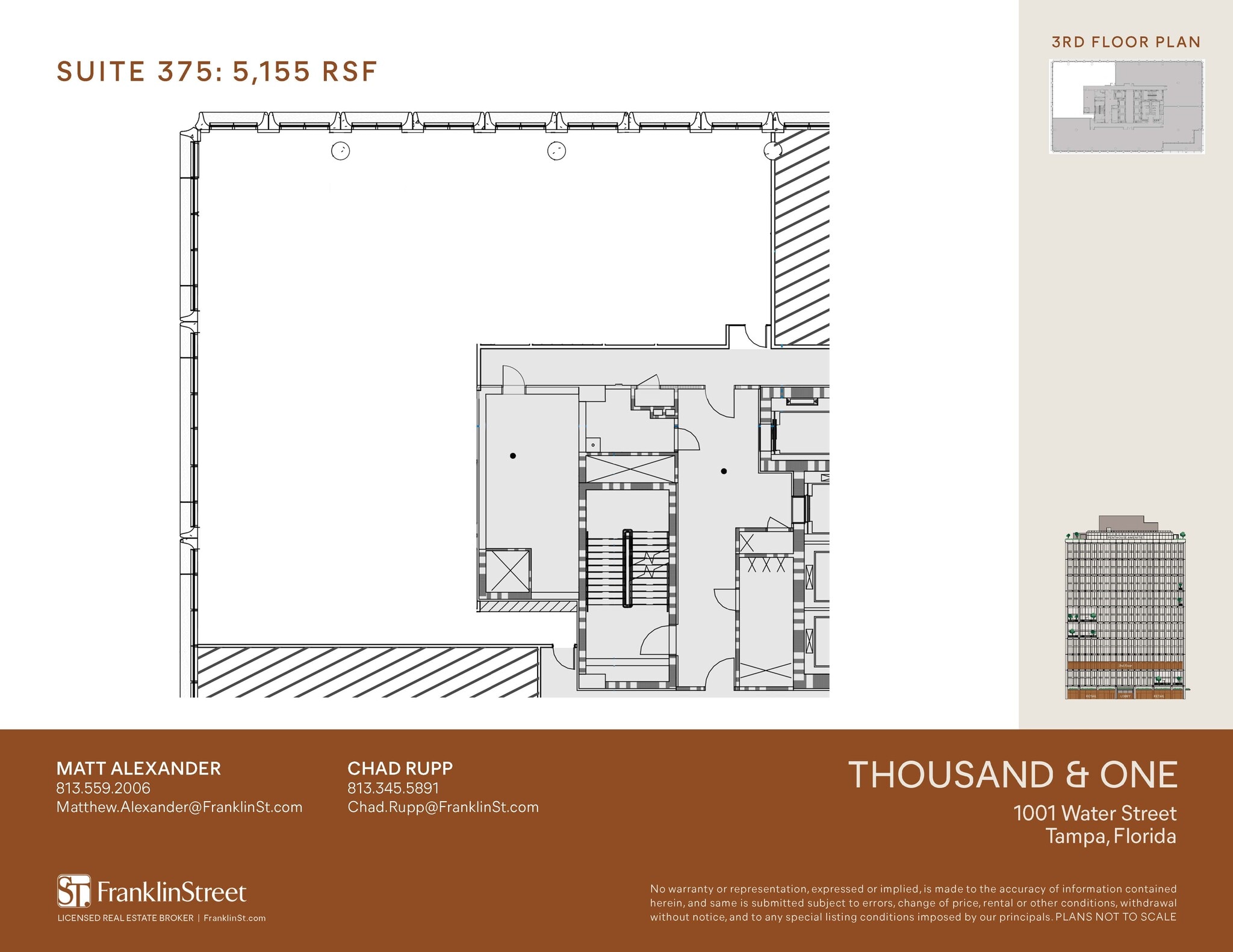 1001 Water St, Tampa, FL for lease Floor Plan- Image 1 of 1