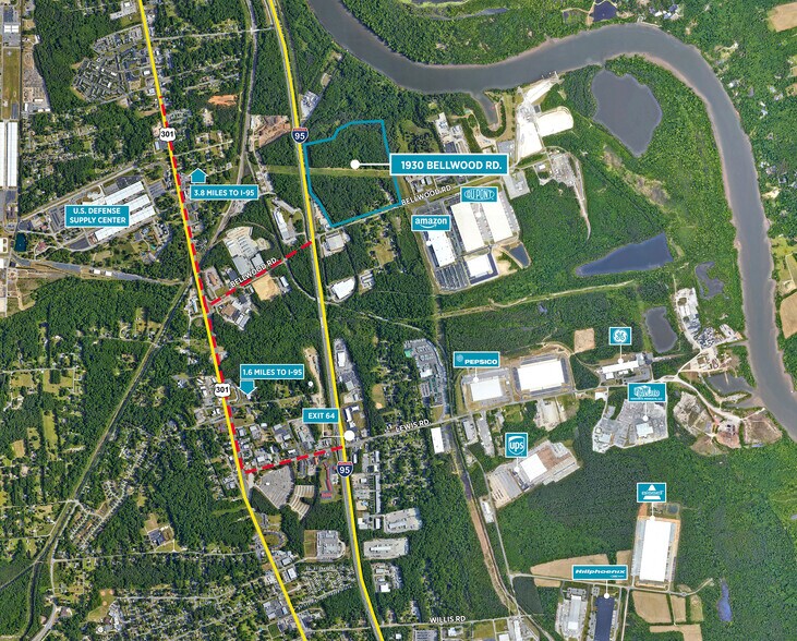 1930 Bellwood Rd, Richmond, VA à louer - Aérien - Image 2 de 3