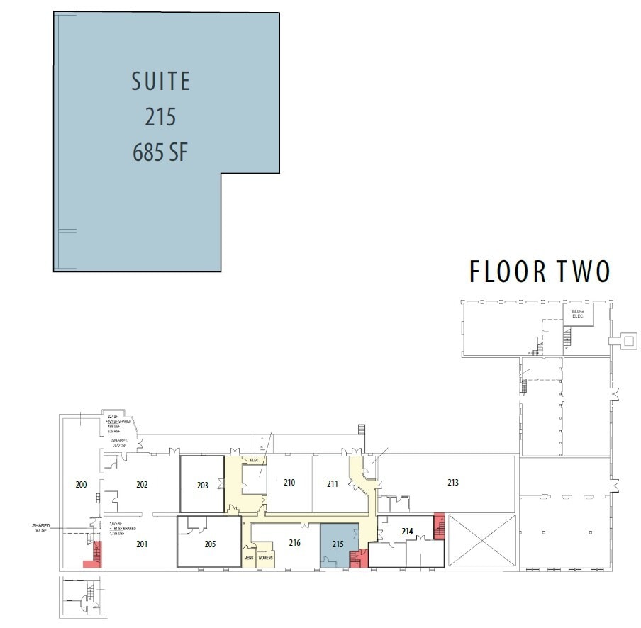 5840-5890 Airport Way S, Seattle, WA à louer Plan d’étage- Image 1 de 1