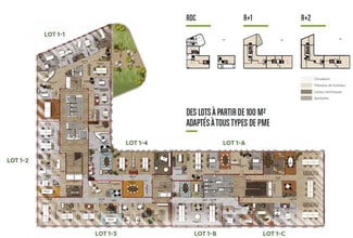 Bureau dans Champs-sur-Marne à louer Plan d’étage- Image 2 de 4