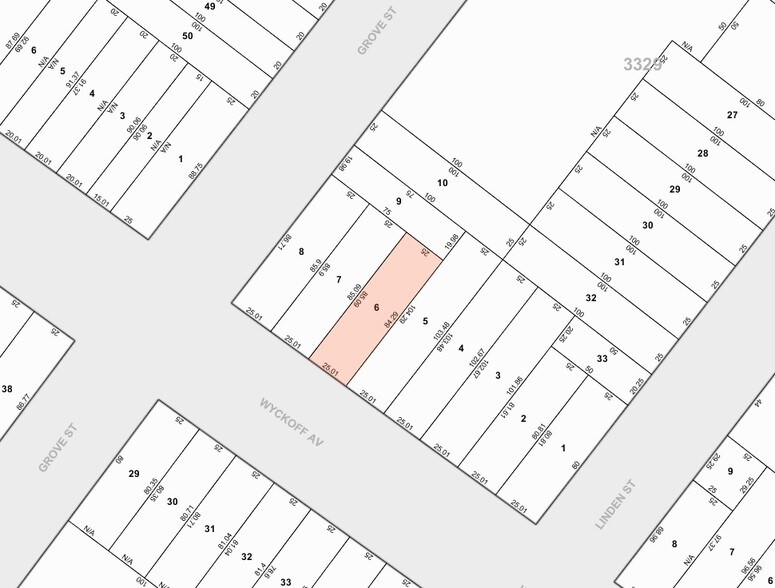 287 Wyckoff Ave, Brooklyn, NY for sale - Plat Map - Image 3 of 8