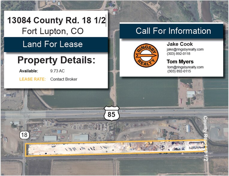 13084 County Rd. 18 1/2 - LAND, Fort Lupton, CO à louer - Photo principale - Image 1 de 1