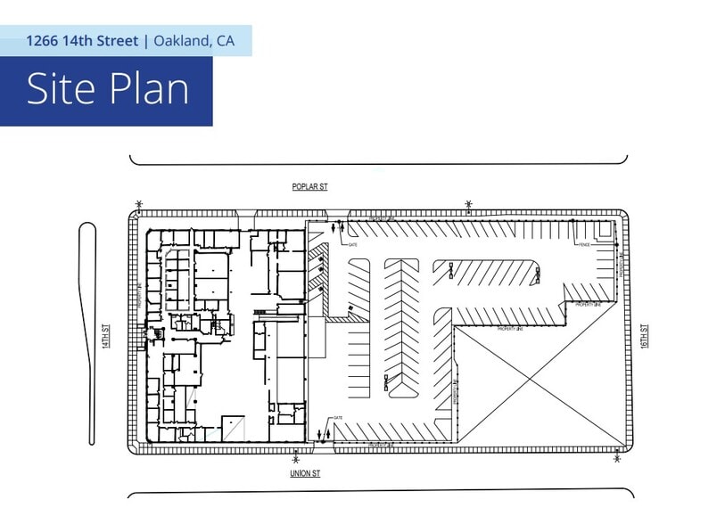 1266 14th St, Oakland, CA for lease - Site Plan - Image 3 of 3