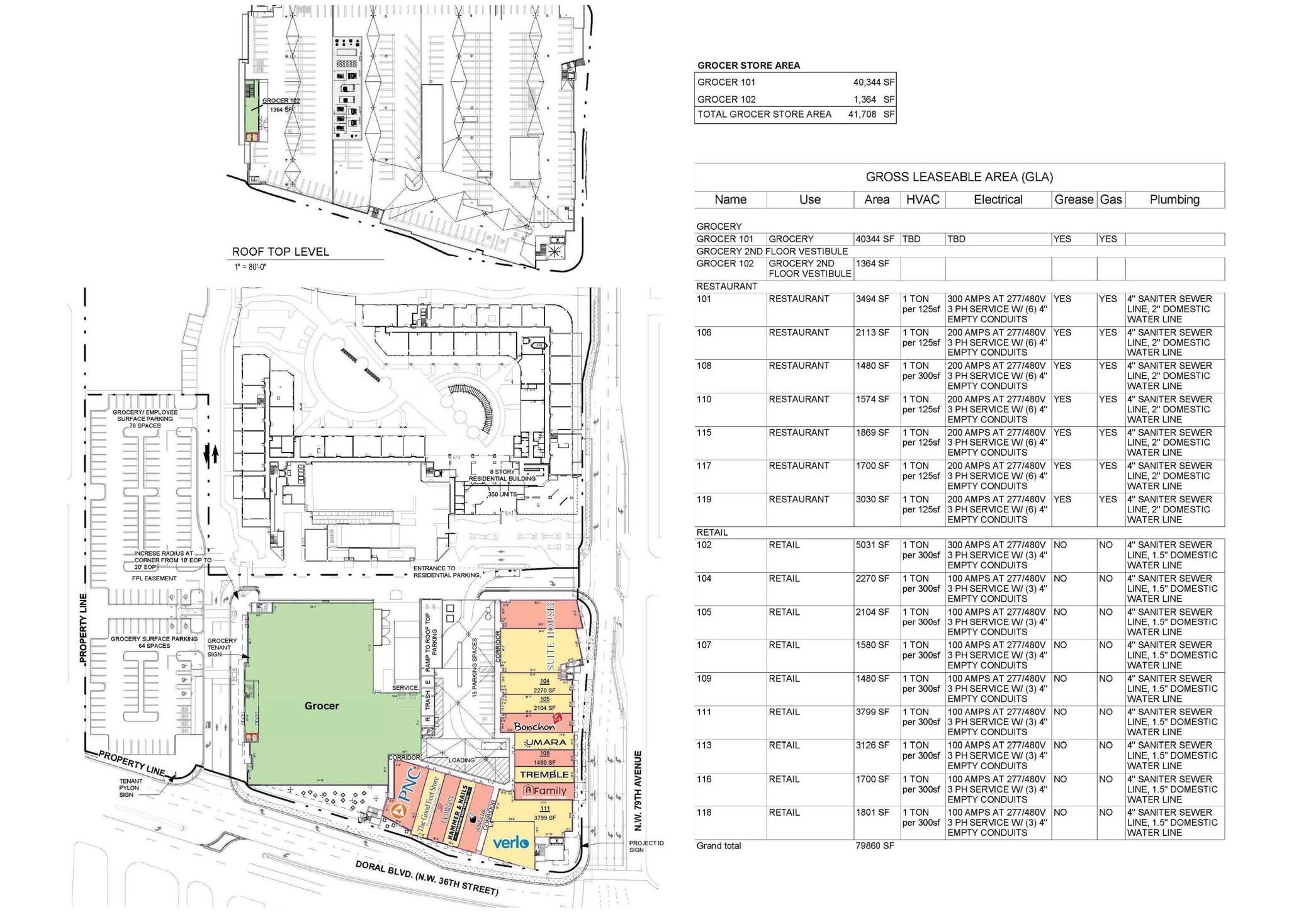 7903 NW 36th St, Doral, FL for lease Site Plan- Image 1 of 2