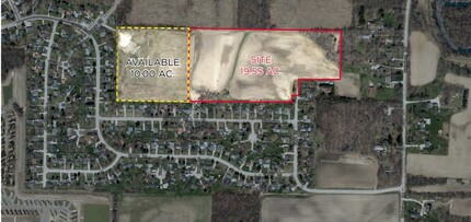 8706 Nicholson Rd, Caledonia, WI - aerial  map view