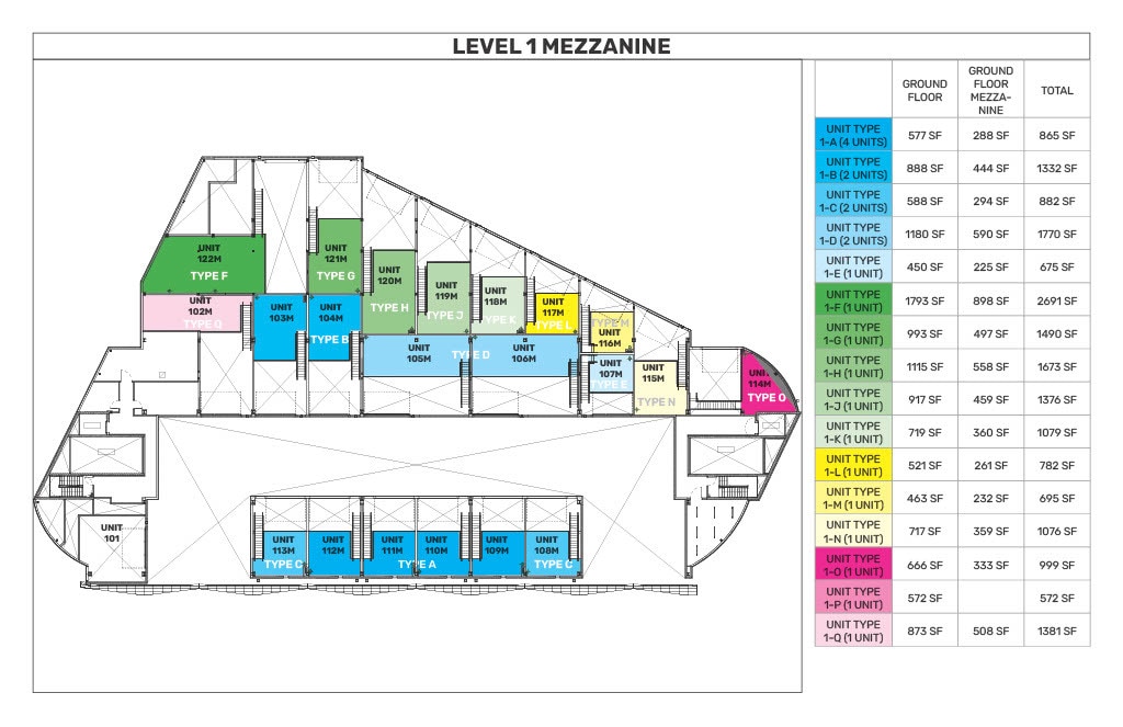 7022 Old Katy Rd, Houston, TX 77024 - Unit 105 -  - Floor Plan - Image 2 of 9