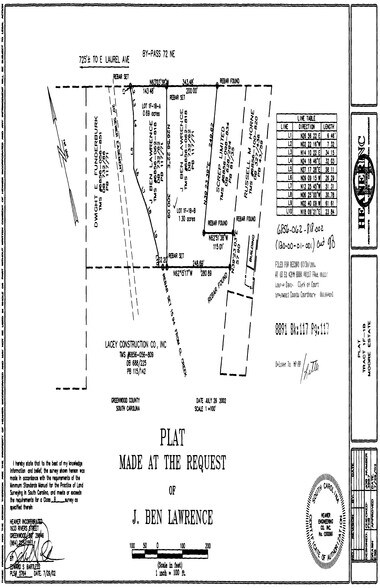 1431 72 Byp NE, Greenwood, SC à louer - Plan cadastral - Image 2 de 21