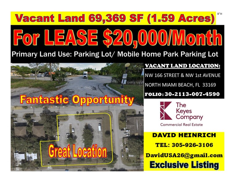 NW 166th St, North Miami Beach, FL for lease - Primary Photo - Image 1 of 2