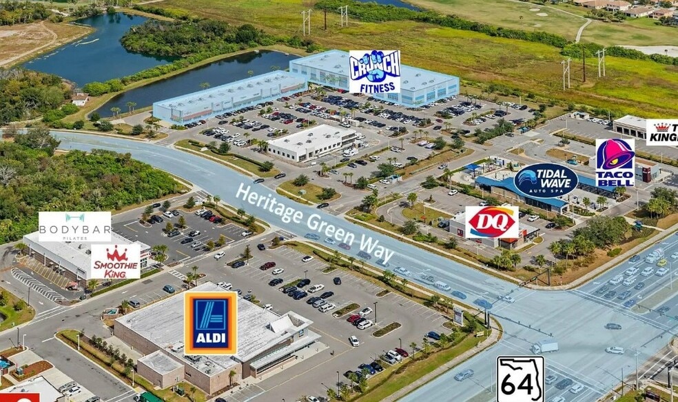 8425-8475 Heritage Green Way, Bradenton, FL for lease - Aerial - Image 2 of 7