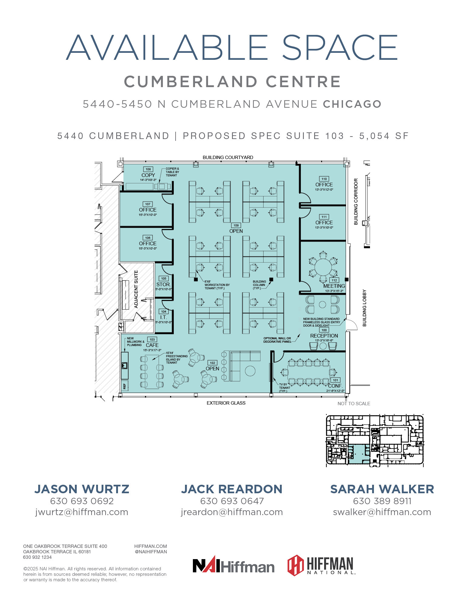 5440 N Cumberland Ave, Chicago, IL for lease Floor Plan- Image 1 of 11