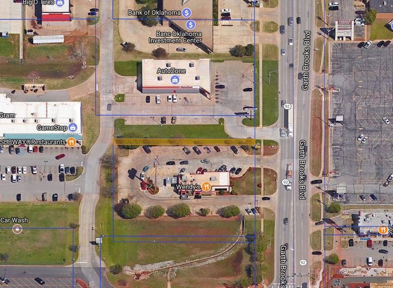 I-40 & Garth Brooks Blvd, Yukon, OK for sale - Aerial - Image 1 of 3