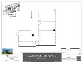 16225 Park Ten Pl, Houston, TX for lease Floor Plan- Image 1 of 2