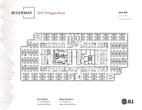 9377 W Higgins Rd, Rosemont, IL for lease Floor Plan- Image 1 of 1
