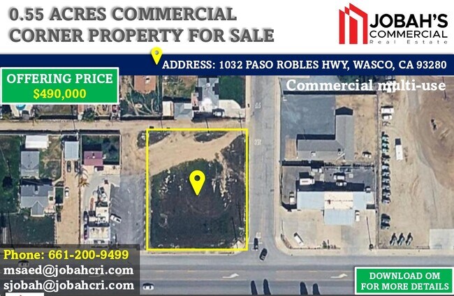 More details for 1032 Paso Robles hwy, Wasco, CA - Land for Sale