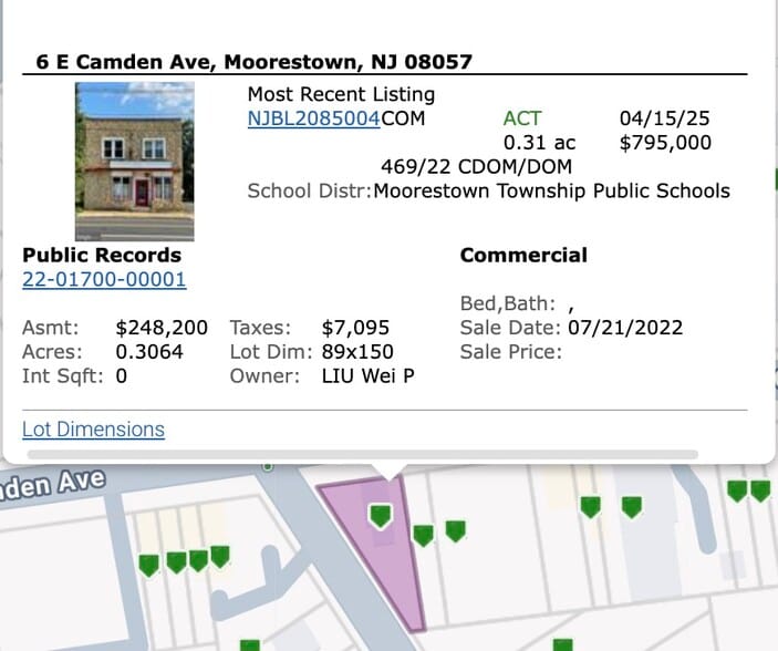 6 E Camden Ave, Moorestown, NJ, 08057 portfolio of 2 properties for sale on LoopNet.ca - Building Photo - Image 2 of 16