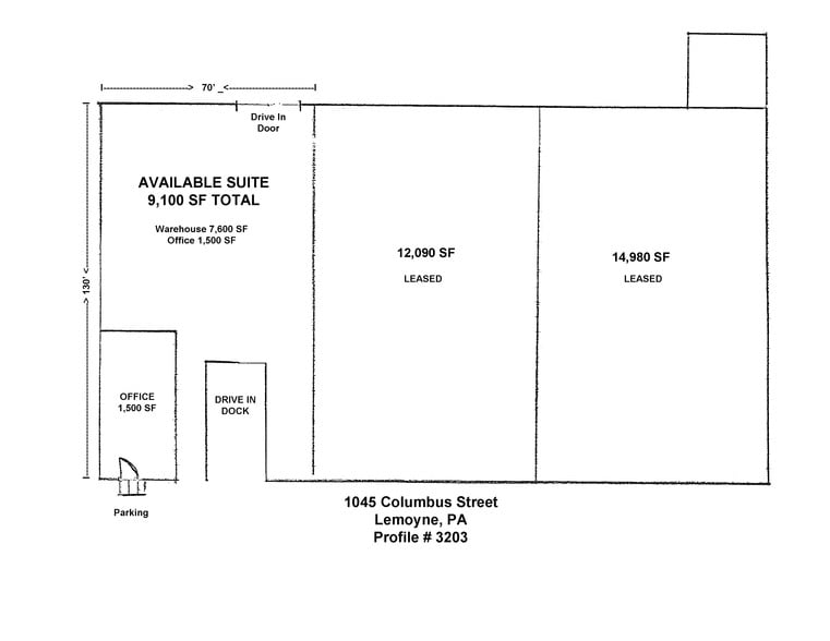 1045 Columbus Ave, Lemoyne, PA for sale - Floor Plan - Image 2 of 2