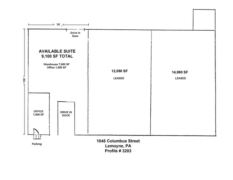 1045 Columbus Ave, Lemoyne, PA à vendre - Plan d’étage - Image 2 de 2