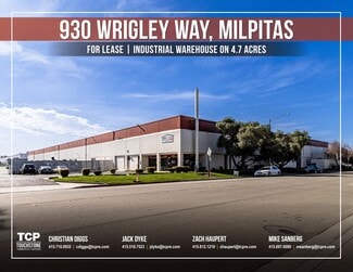 More details for 930 Wrigley Way, Milpitas, CA - Industrial for Lease