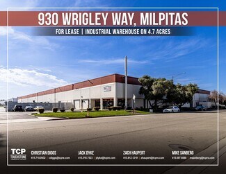 Plus de détails pour 930 Wrigley Way, Milpitas, CA - Industriel à louer