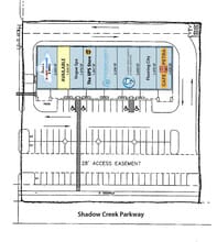 11601 Shadow Creek Pky, Pearland, TX à louer Plan de site- Image 1 de 1