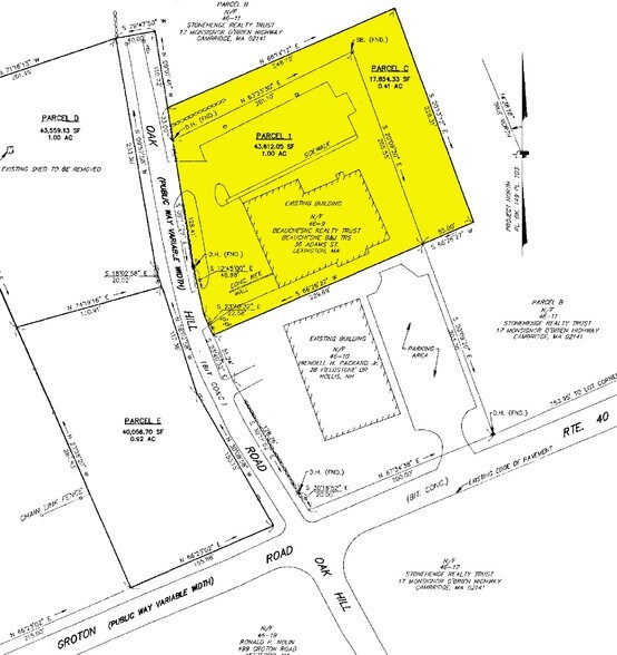 123 Oak Hill Rd, Westford, MA à louer - Plan cadastral - Image 2 de 23