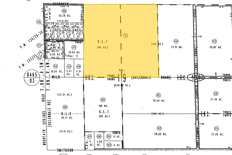 Wild Rd, San Bernardino, CA à vendre - Plan cadastral - Image 1 de 1