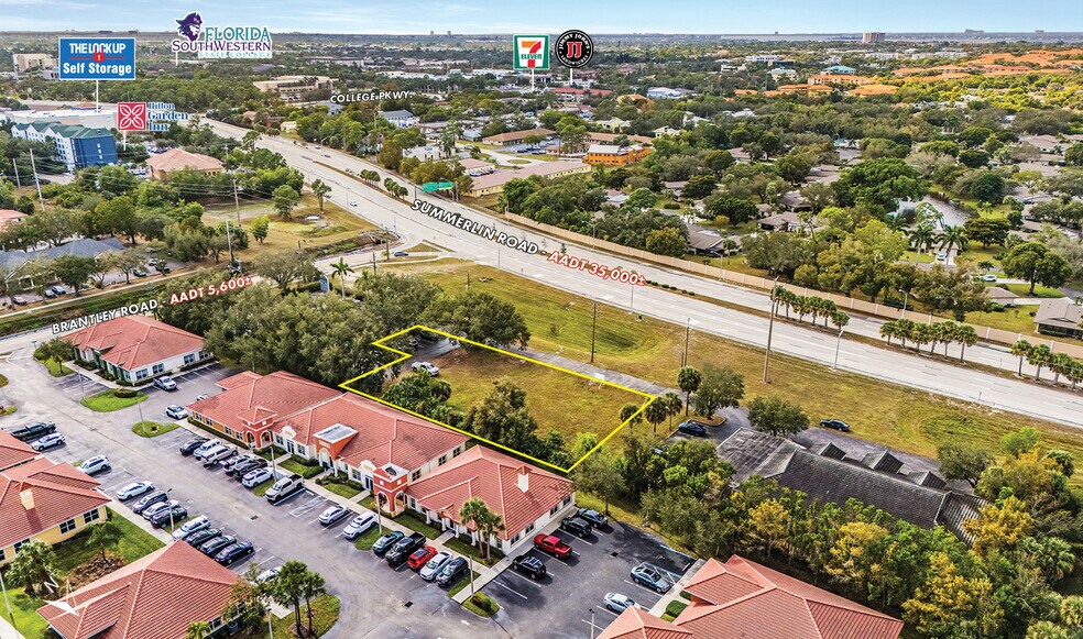 1539 Brantley Rd, Fort Myers, FL à vendre - Aérien - Image 2 de 8