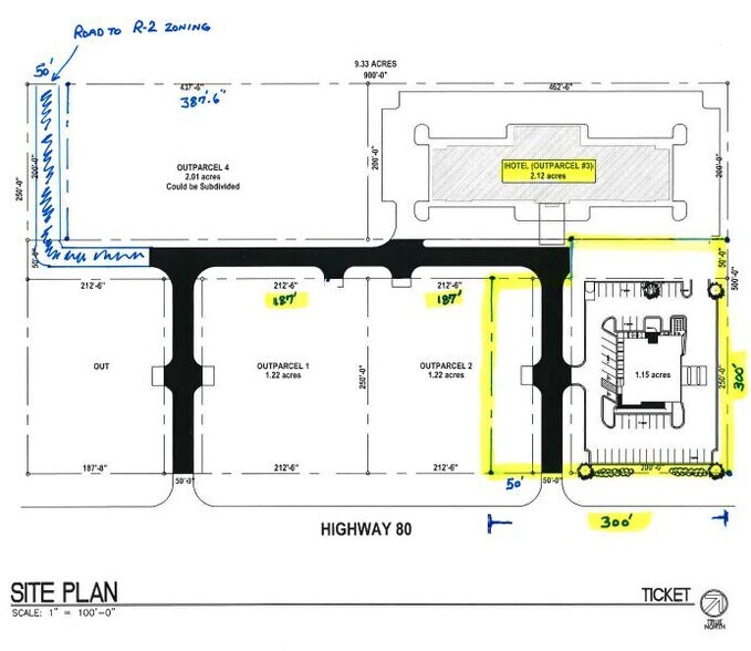 1025 US Highway 80 W, Demopolis, AL à vendre - Plan de site - Image 2 de 16