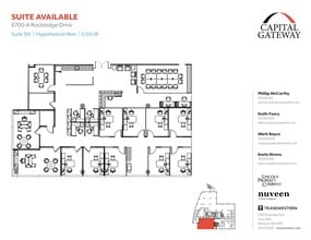 6700 Rockledge Dr, Bethesda, MD for lease Floor Plan- Image 2 of 2