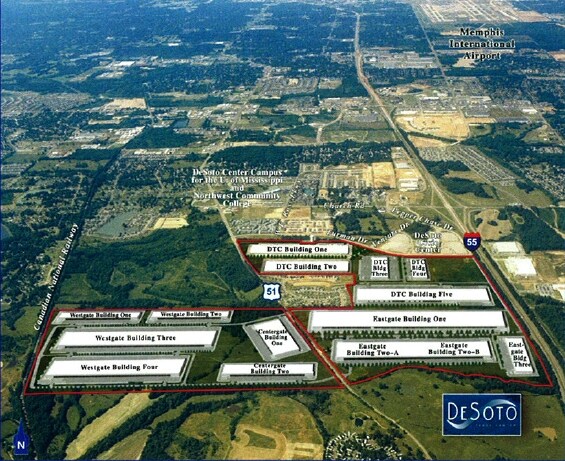 699 Research Dr, Southaven, MS for lease - Aerial - Image 2 of 7