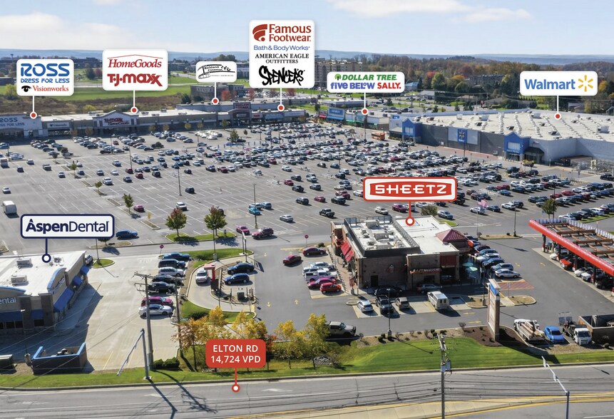Sheetz & Aspen Dental | Johnstown, PA portefeuille de 2 propriétés à vendre sur LoopNet.ca - Photo du bâtiment - Image 2 de 13