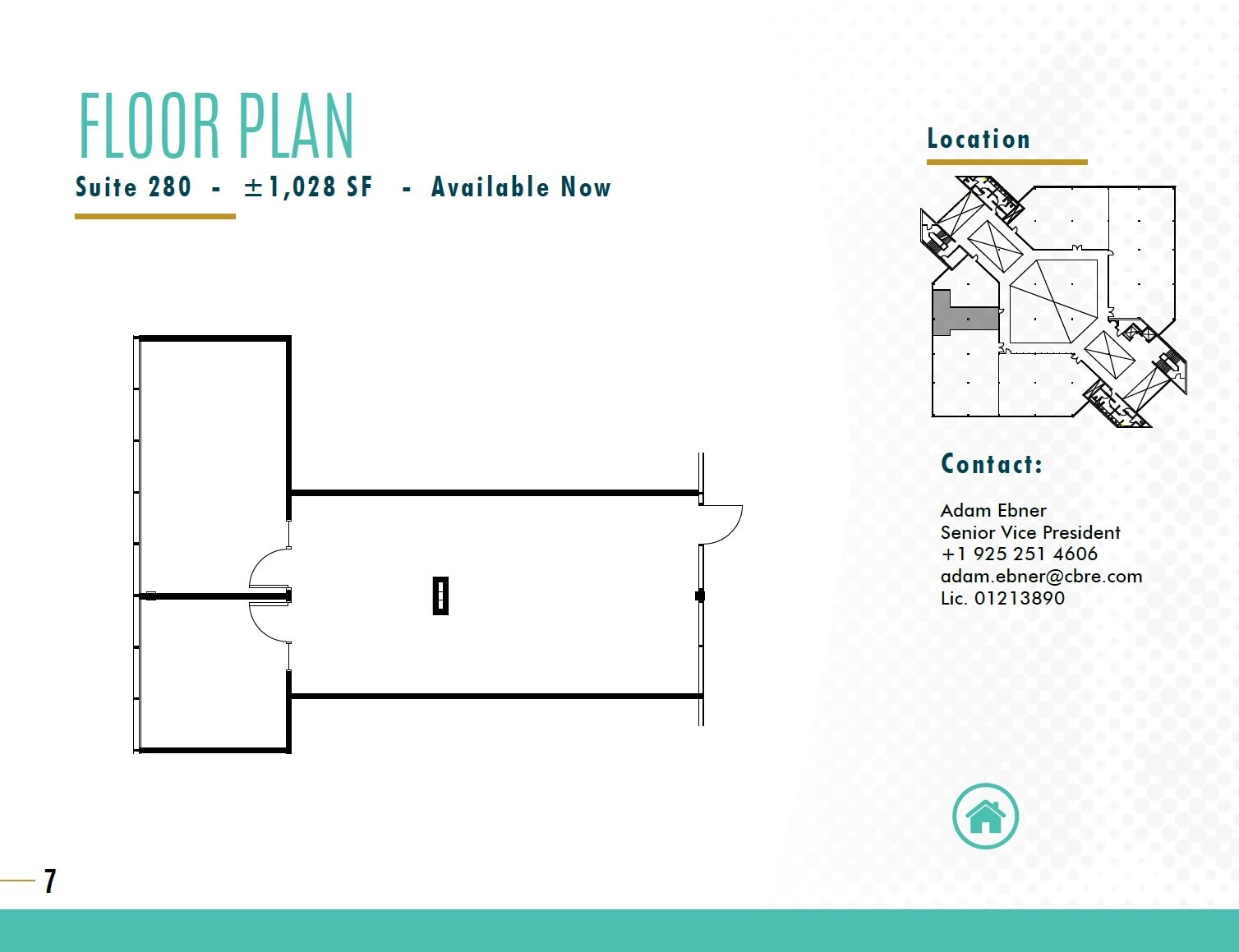 2333 San Ramon Valley Blvd, San Ramon, CA à louer Plan d’étage- Image 1 de 1