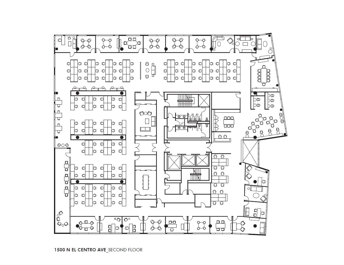 1500 N El Centro Ave, Los Angeles, CA for lease Floor Plan- Image 1 of 1