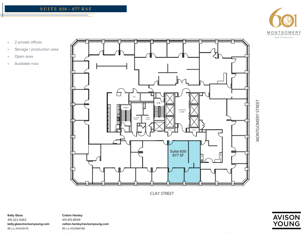 601 Montgomery St, San Francisco, CA for lease Floor Plan- Image 1 of 1