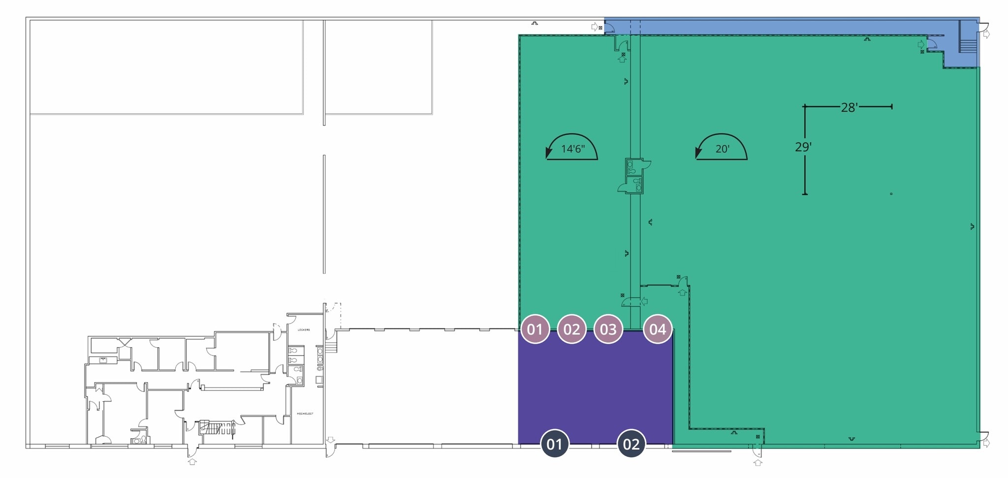 8530 8e Av, Montréal, QC à louer Plan d’étage- Image 1 de 1
