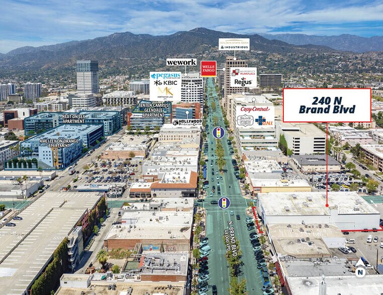 240 N Brand Blvd, Glendale, CA à vendre - Photo du bâtiment - Image 3 de 6