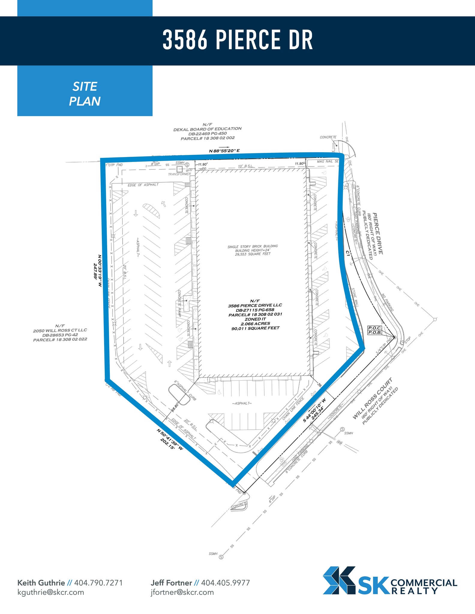 3586 Pierce Dr NE, Chamblee, GA à vendre Plan d’étage- Image 1 de 2