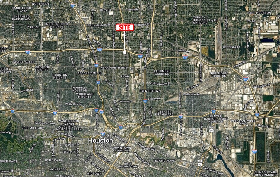 5810 Hardy St, Houston, TX à vendre - Aérien - Image 3 de 3