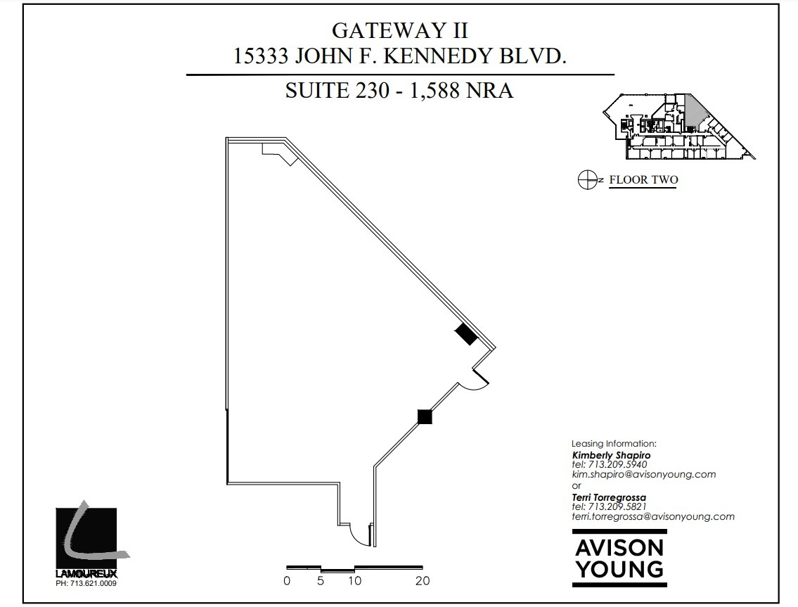 15333 John F Kennedy Blvd, Houston, TX for lease Floor Plan- Image 1 of 2